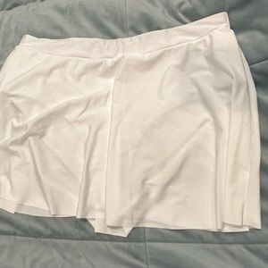 Skort Bathing Suit Bottom Women’s White New Size 2XL